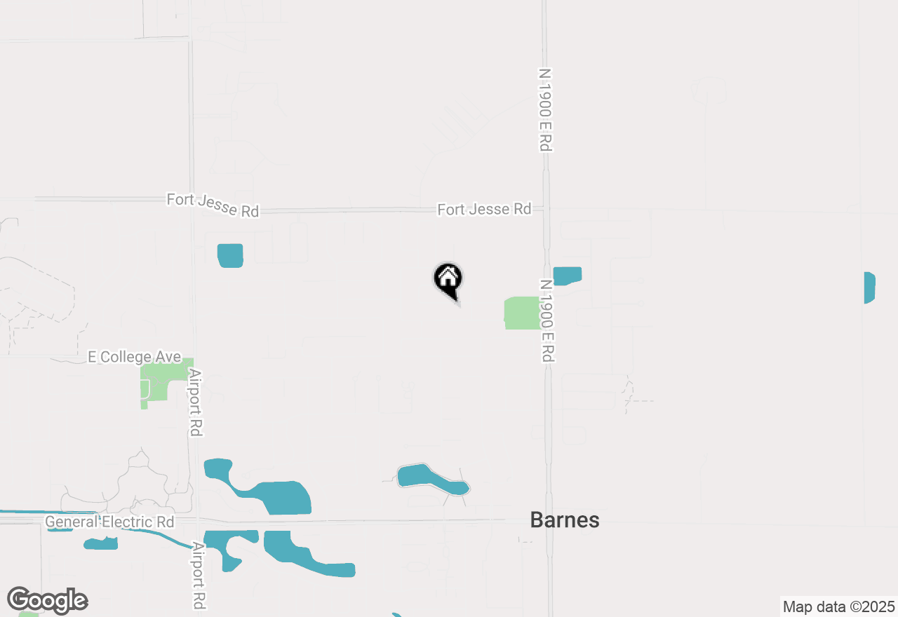 Map of 3613 Rave Road, Bloomington, IL 61704