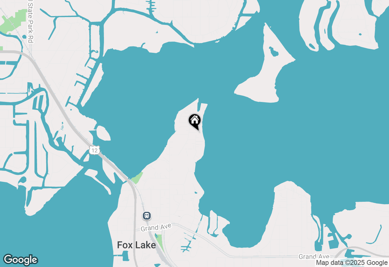 Map of 95 Hillside Court, Fox Lake, IL 60020