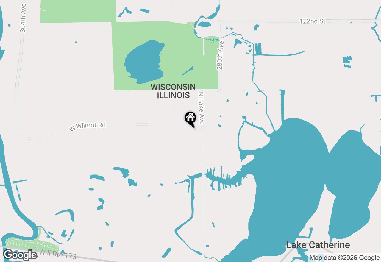 Map of 26590 W Catalpa Road, Antioch, IL 60002
