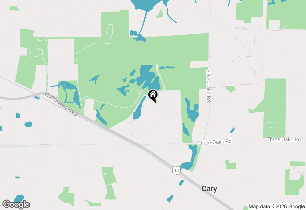 Map of 1293 Westlake Drive, Cary, IL 60013