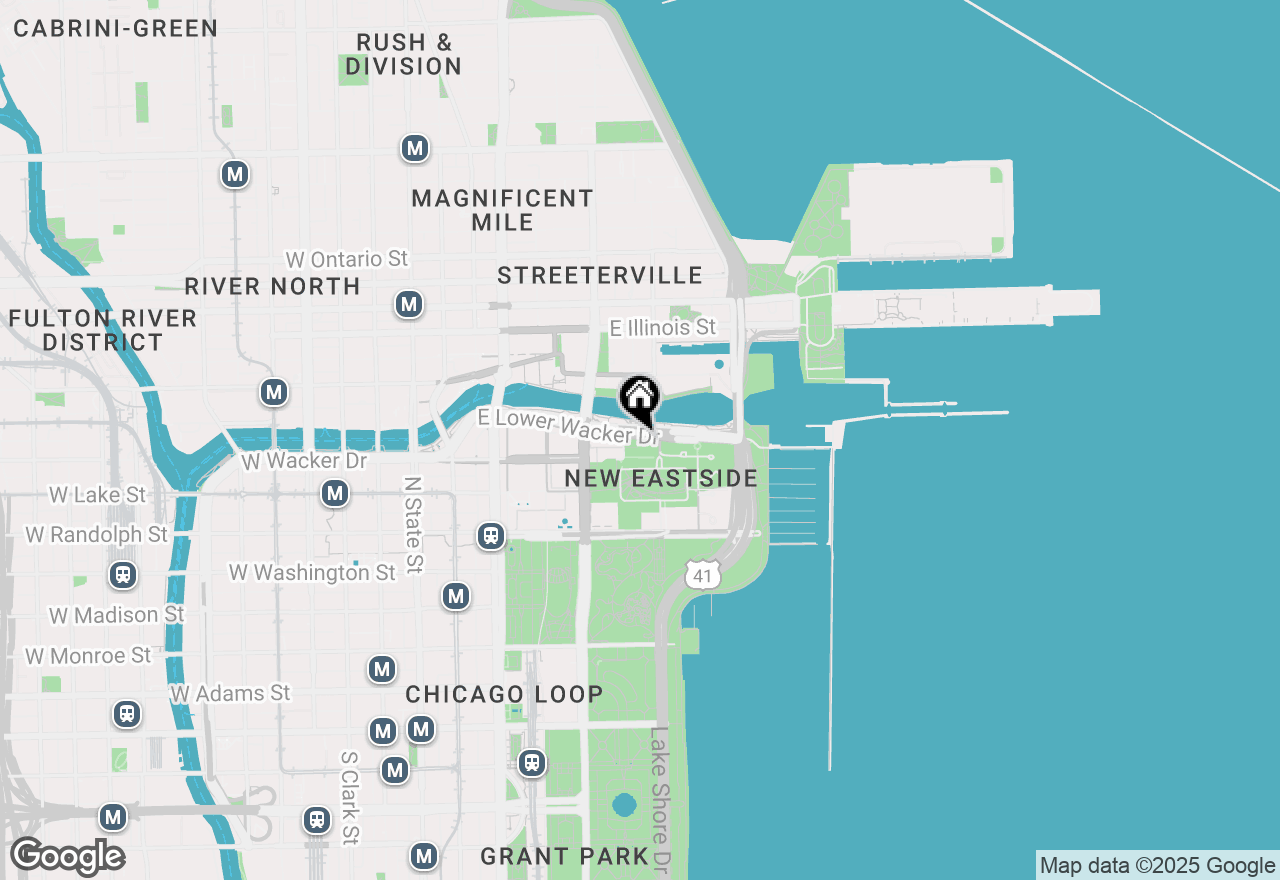 Map of 363 E Wacker Drive #2606, Chicago, IL 60601