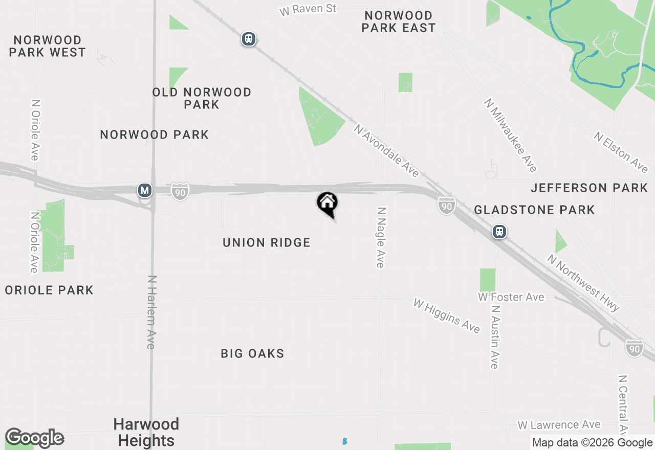 Map of 5431 N Natoma Avenue, Chicago, IL 60656