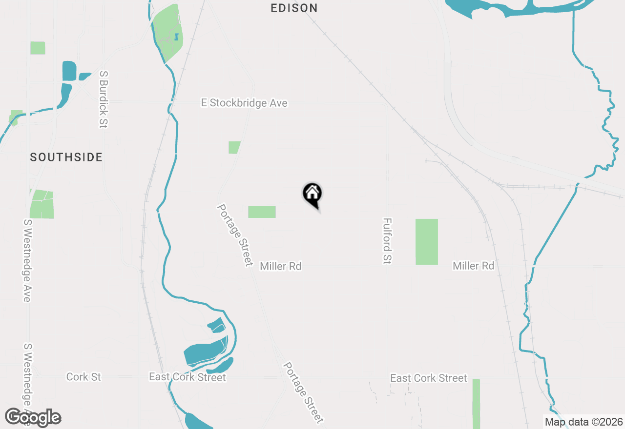 Map of 1215 Palmer Avenue, Kalamazoo, MI 49001