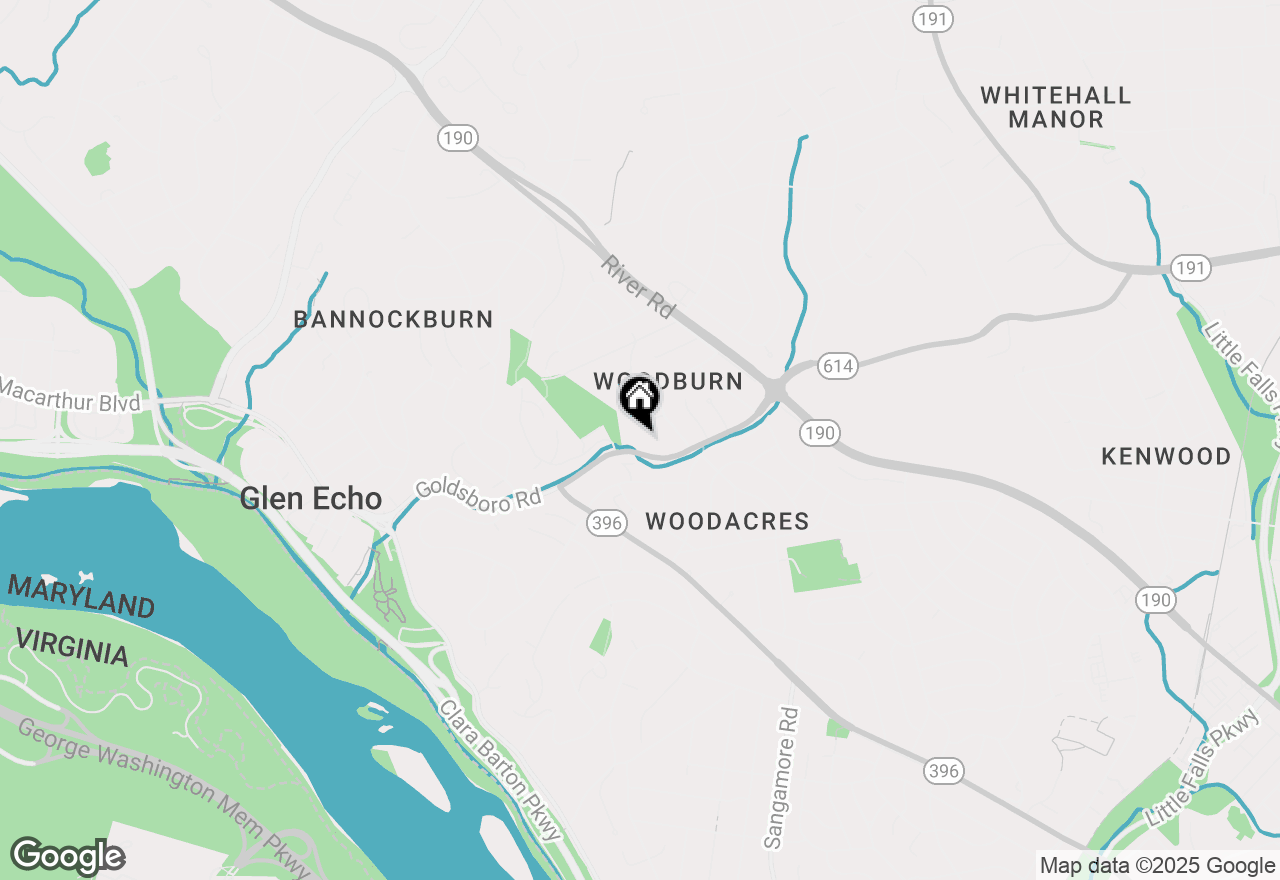 Map of 6212 Redwing Court, Bethesda, MD 20817