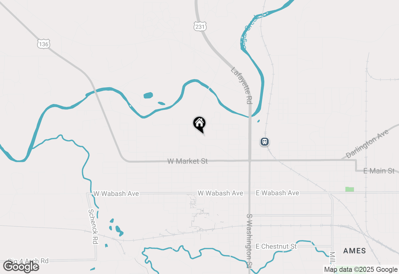 Map of 500-506 Lafayette Avenue, Crawfordsville, IN 47933