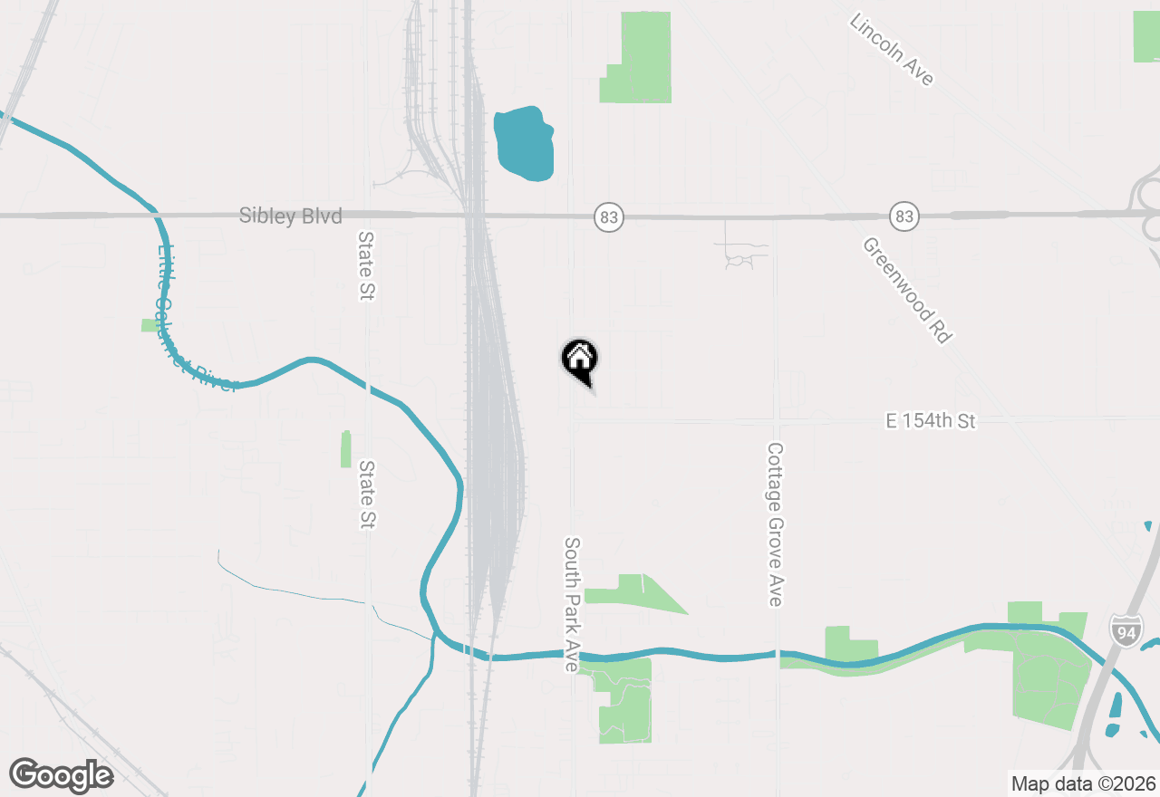 Map of 15319 Dr. Martin Luther King Jr. Drive #16, Dolton, IL 60419