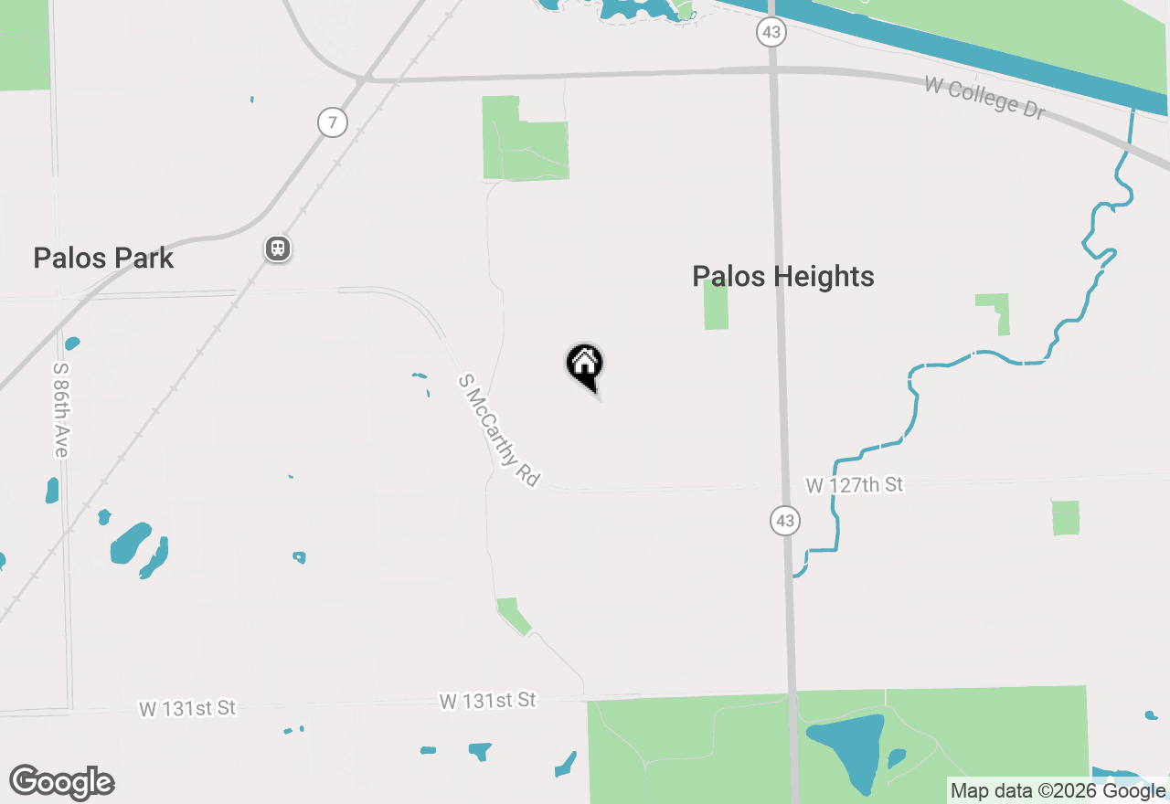 Map of 12513 S 76th Avenue, Palos Heights, IL 60463