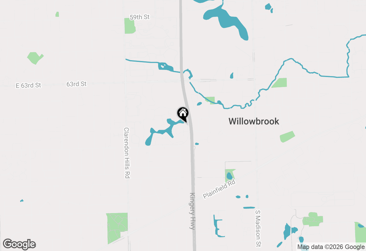 Map of 12 Kent Court, Willowbrook, IL 60527
