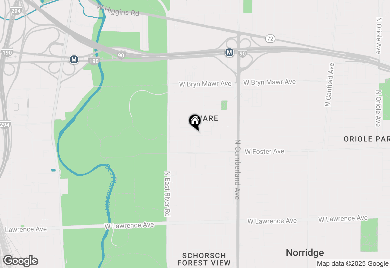 Map of 8629 W Summerdale Avenue #2, Chicago, IL 60656