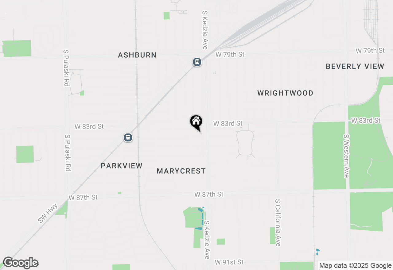 Map of 3237 W 83rd Place, Chicago, IL 60652