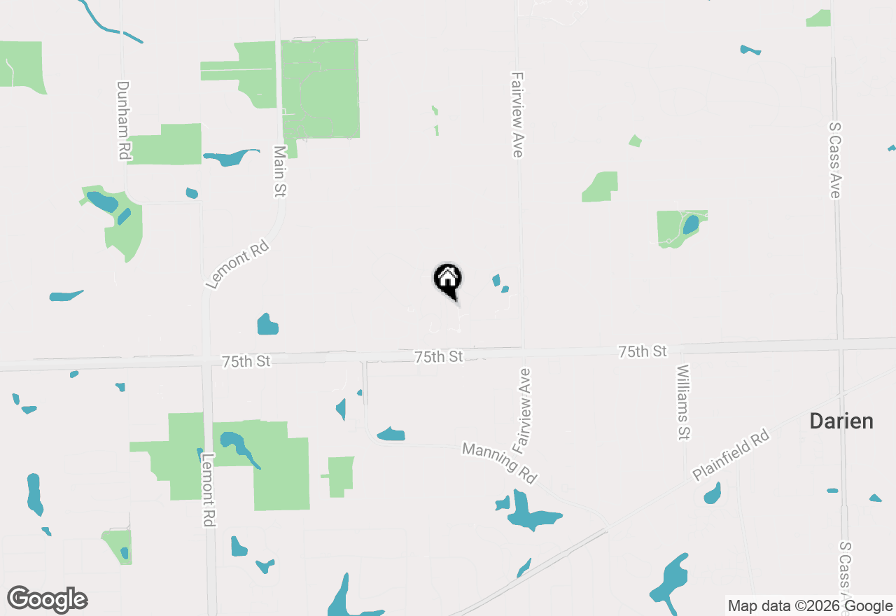 Map of 7373 Blackburn Avenue #104, Downers Grove, IL 60516
