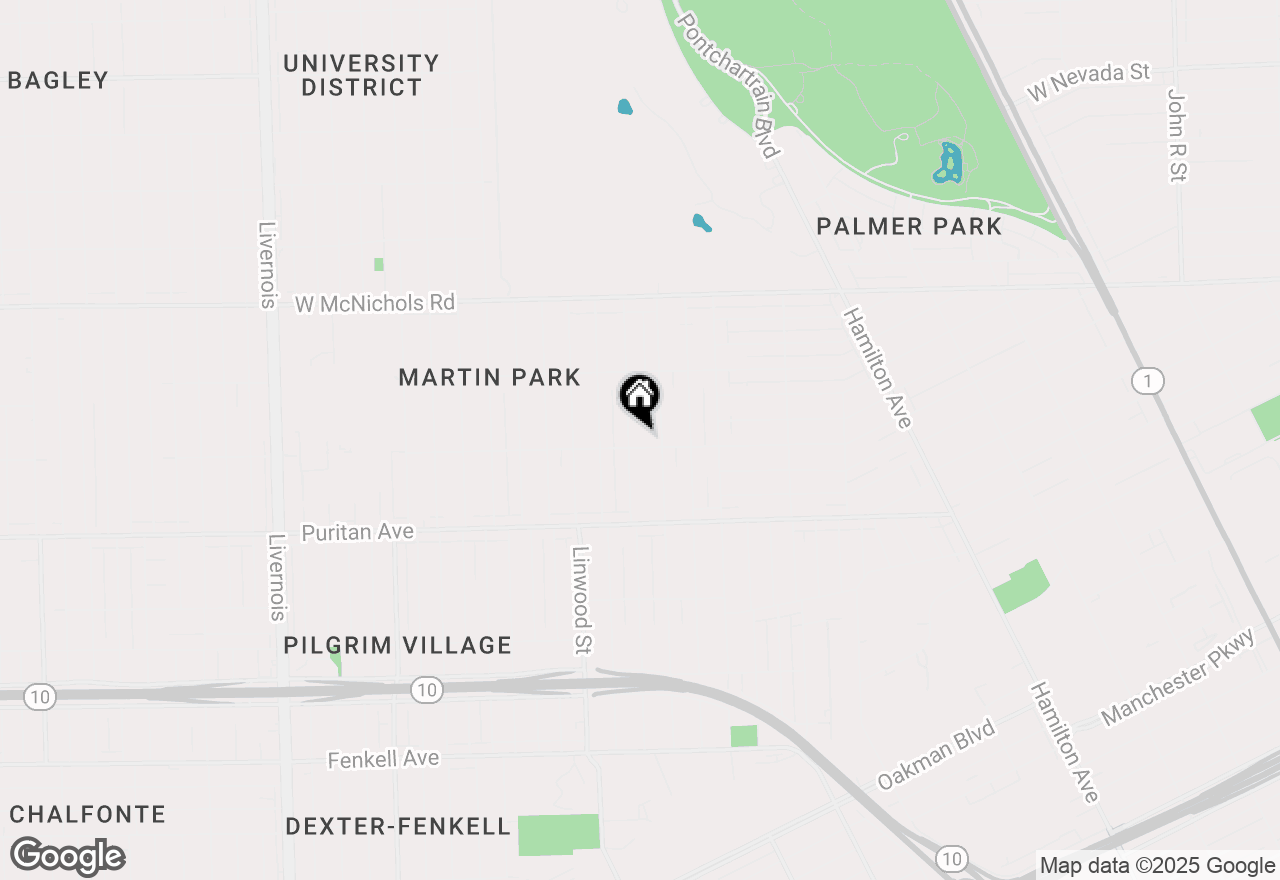 Map of 16514 La Salle Avenue, Detroit, MI 48221