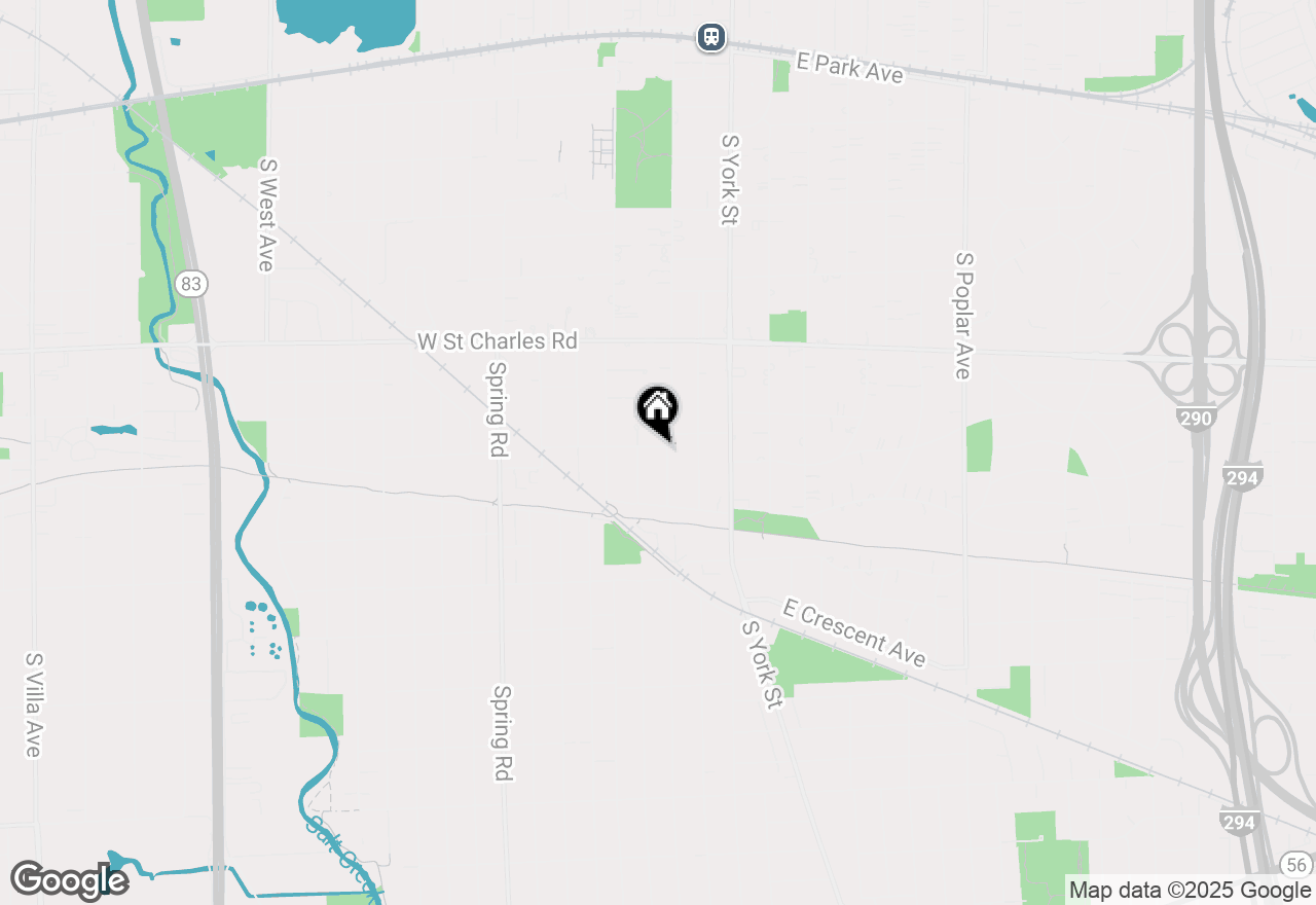 Map of 450 S Cottage Hill Avenue, Elmhurst, IL 60126