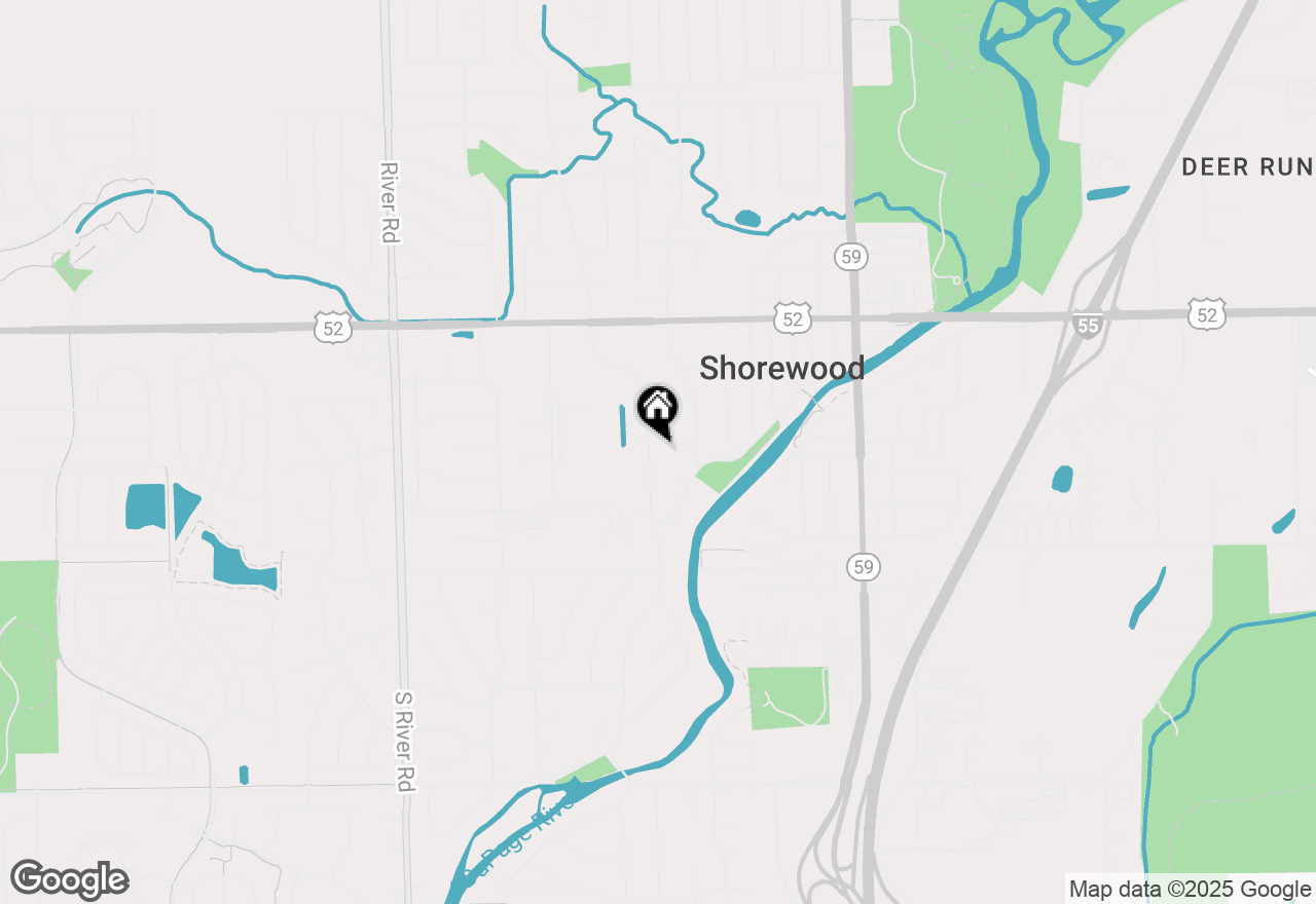 Map of 506 S Raven Road, Shorewood, IL 60404