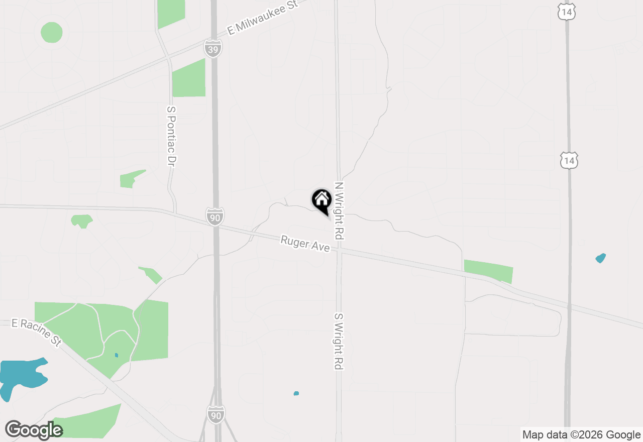 Map of 413 Colby Court, Janesville, WI 53546