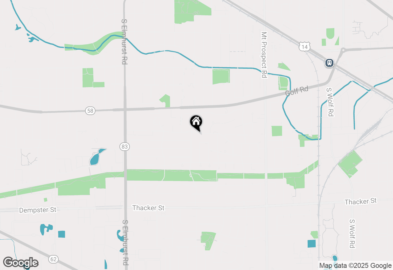 Map of 389 Dulles Road, Des Plaines, IL 60016