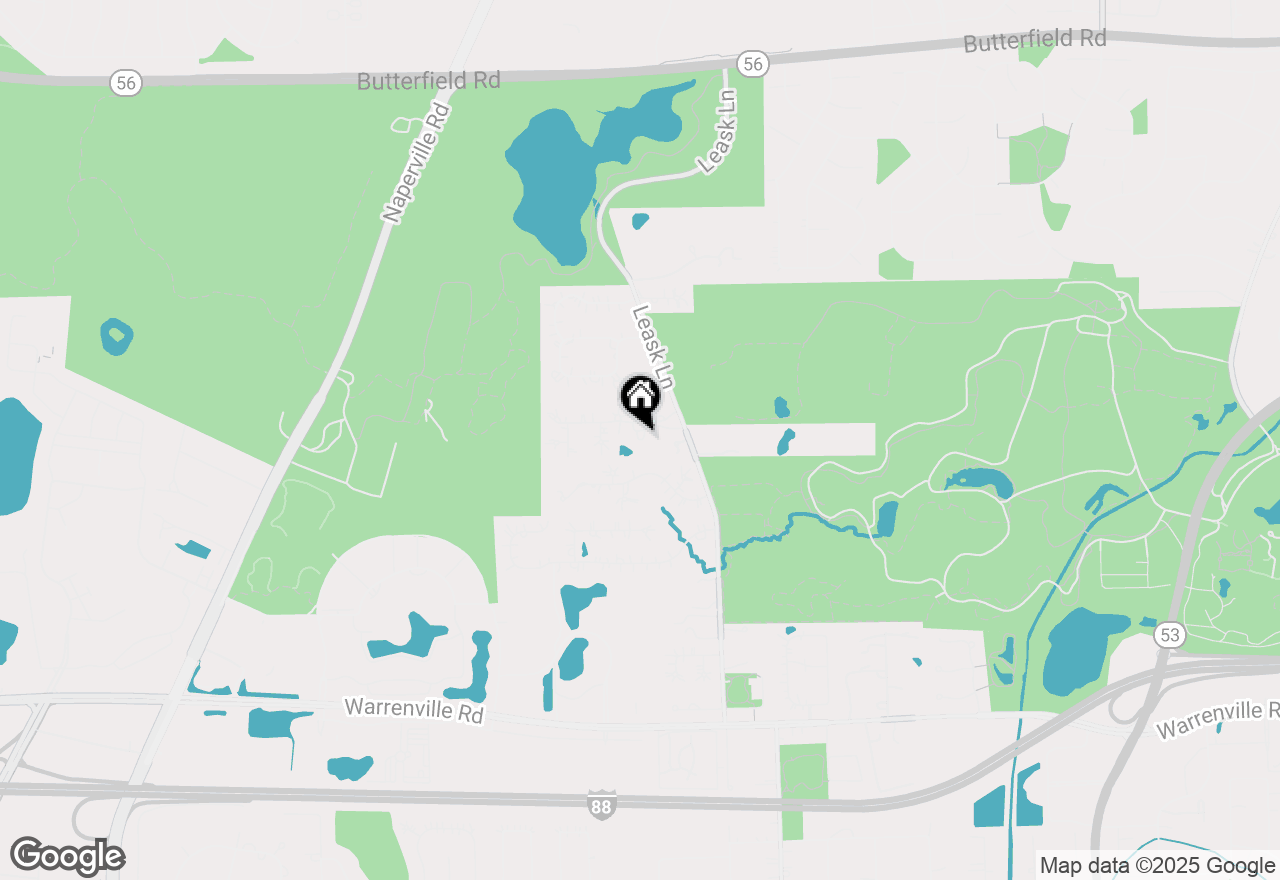 Map of 2227 Regency Woods Drive, Lisle, IL 60532
