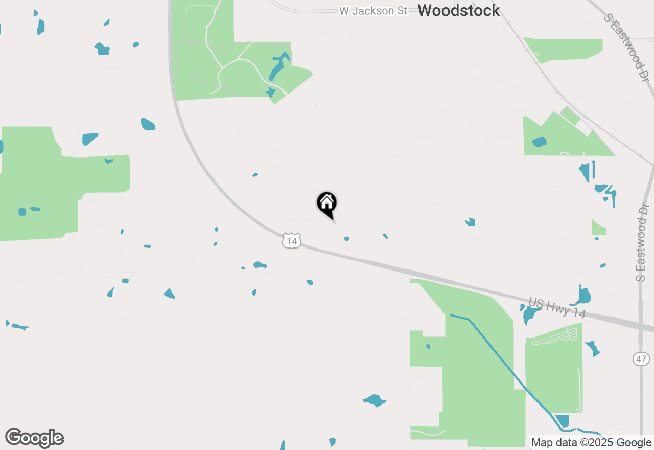 Map of 1317 Winslow Circle, Woodstock, IL 60098
