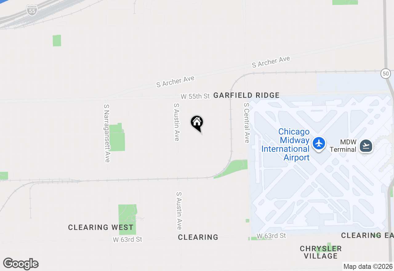 Map of 5711 S Mayfield Avenue, Chicago, IL 60638