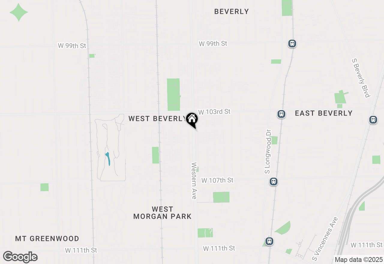 Map of 10408 S Western Avenue, Chicago, IL 60643