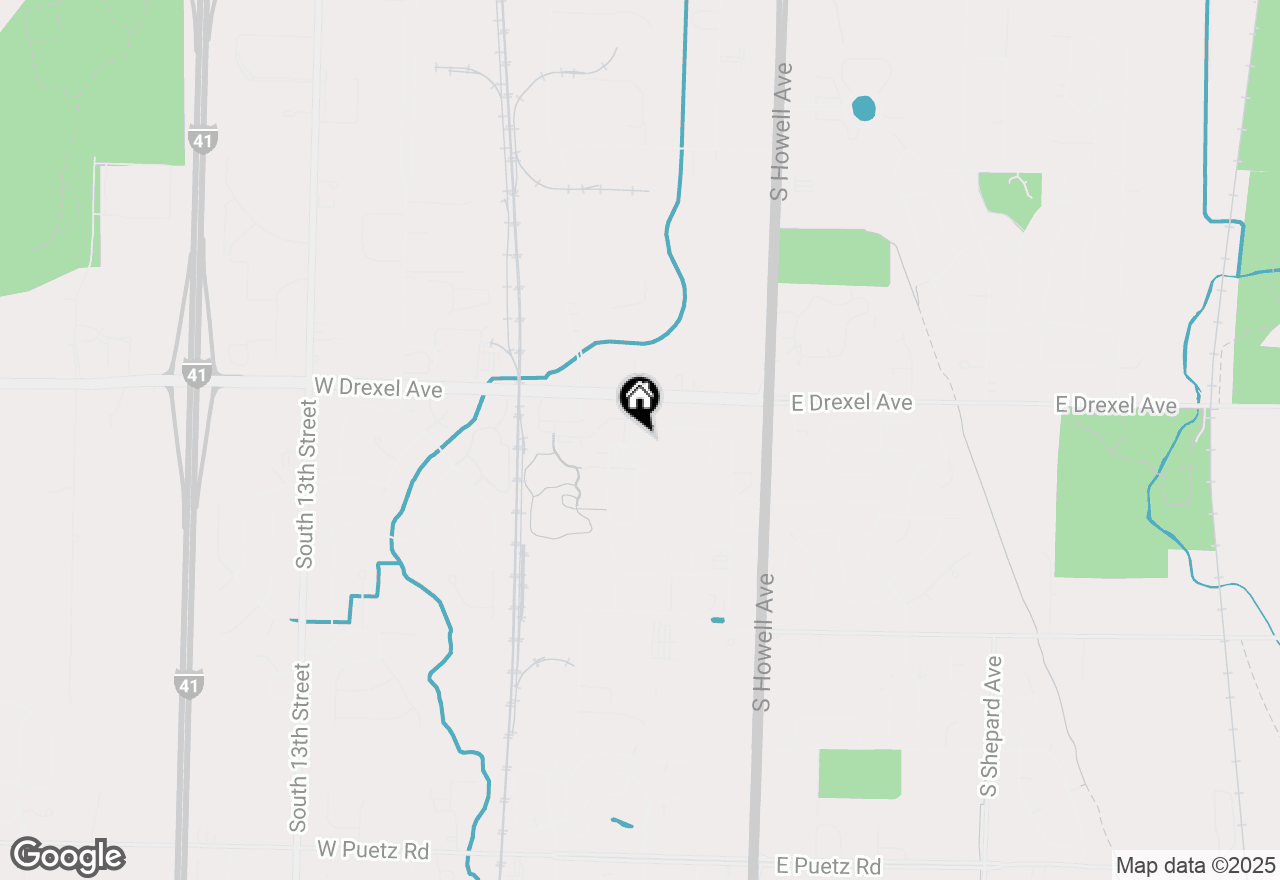 Map of 330 W Town Square Way, Oak Creek, WI 53154