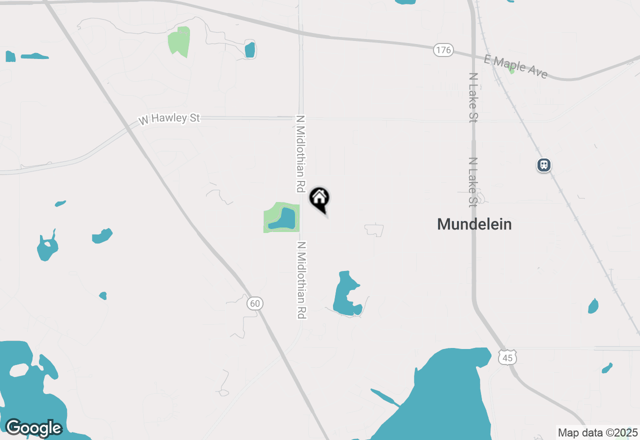 Map of 33 N Fairlawn Avenue, Mundelein, IL 60060