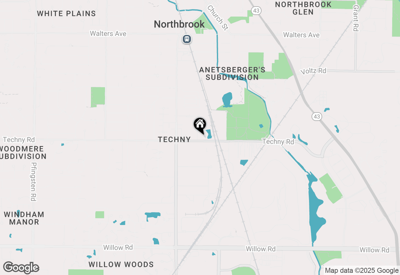 Map of 1997 Kingsley Circle, Northbrook, IL 60062