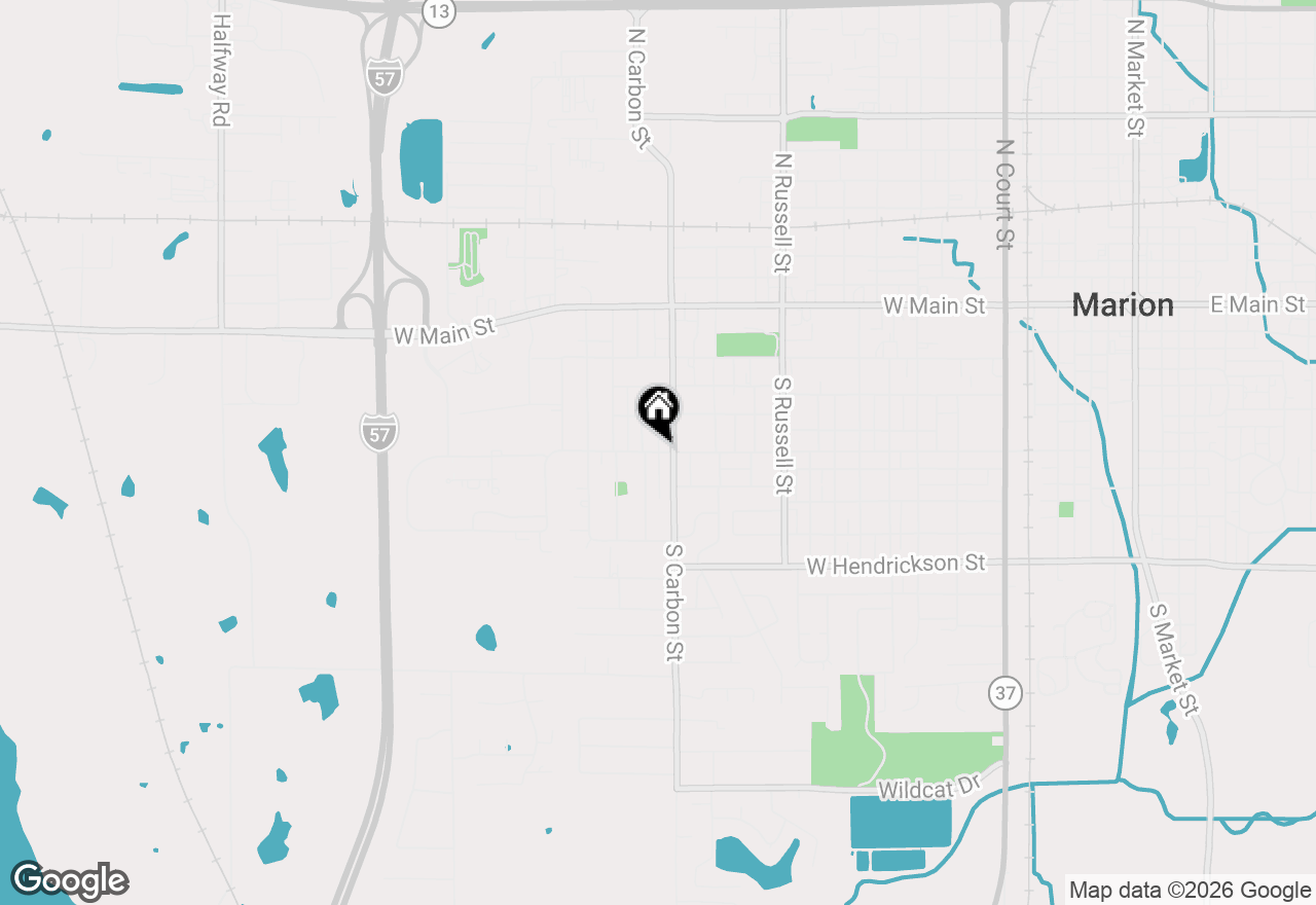 Map of 1804 W Copeland Street, Marion, IL 62959
