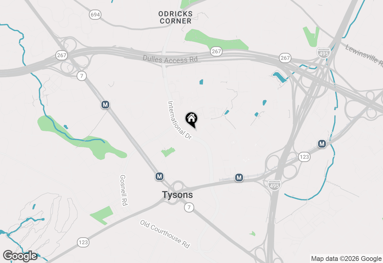 Map of 1645 International Drive #312, Mclean, VA 22102
