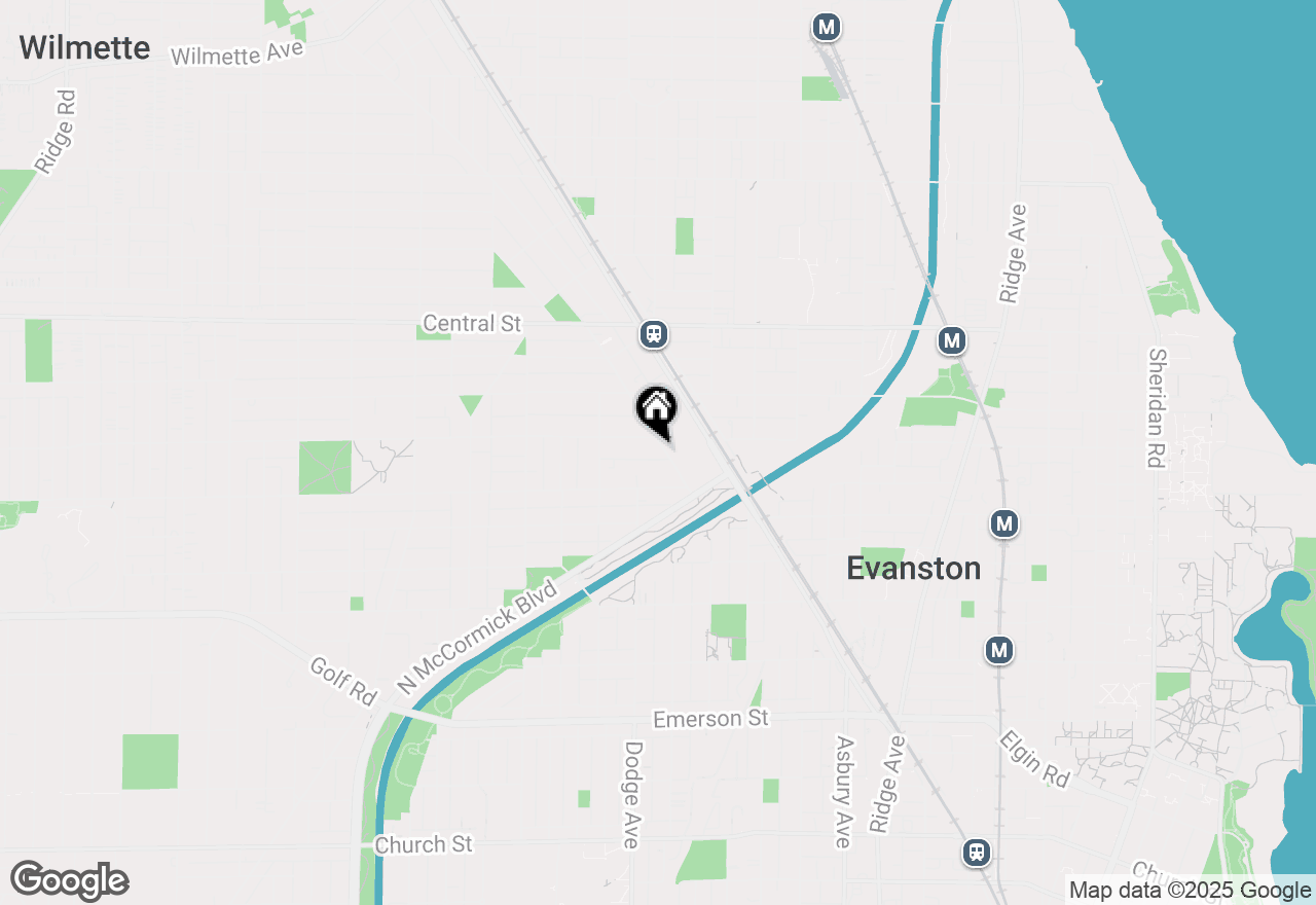 Map of 2336 Prairie Avenue, Evanston, IL 60201