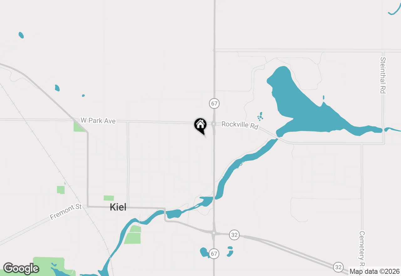 Map of 1218 Kristel Heights St, Kiel, WI 53042