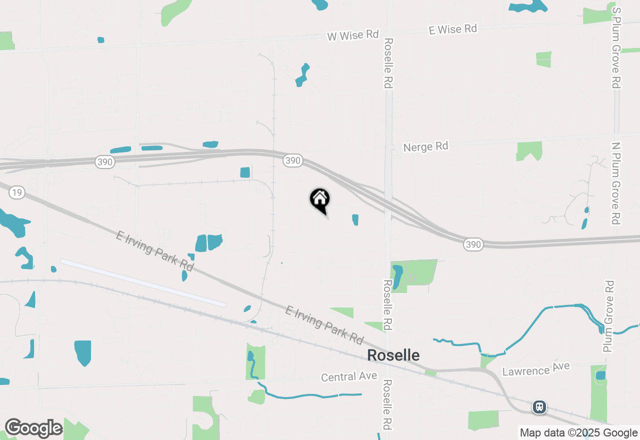 Map of 533 Seward Street, Roselle, IL 60172