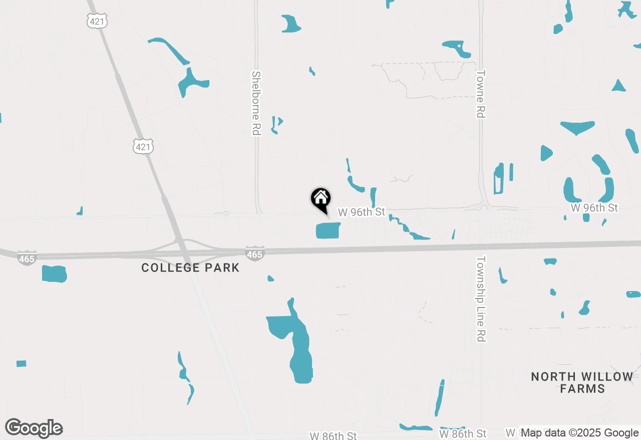 Map of 3215 Sandpiper N Drive, Indianapolis, IN 46268