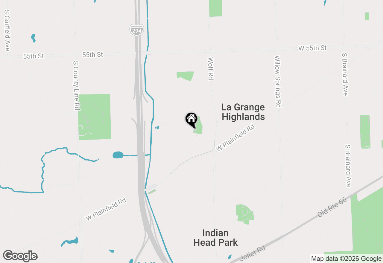 Map of 5916 Parkview Drive, Western Springs, IL 60558