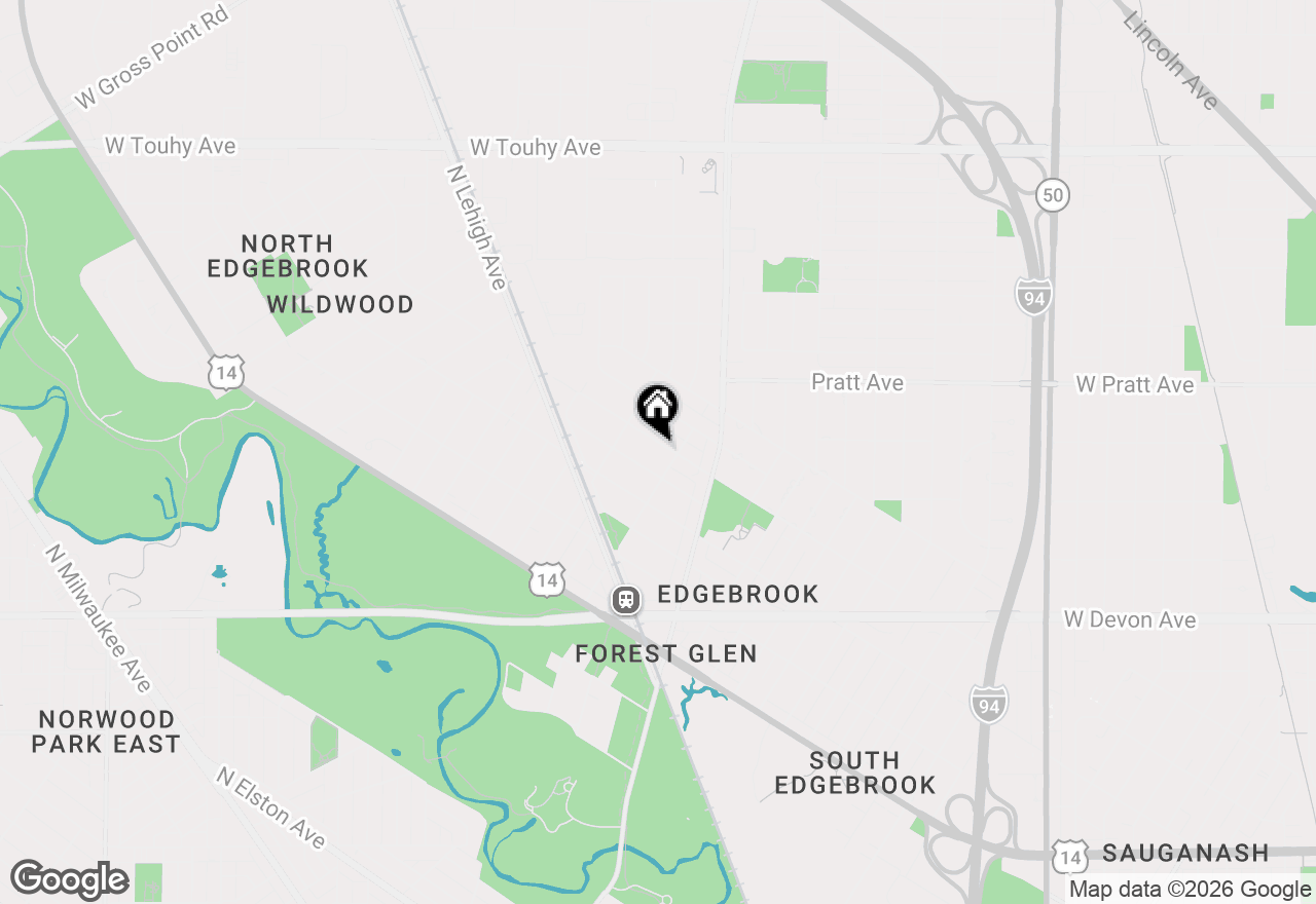 Map of 6714 N Ionia Avenue, Chicago, IL 60646