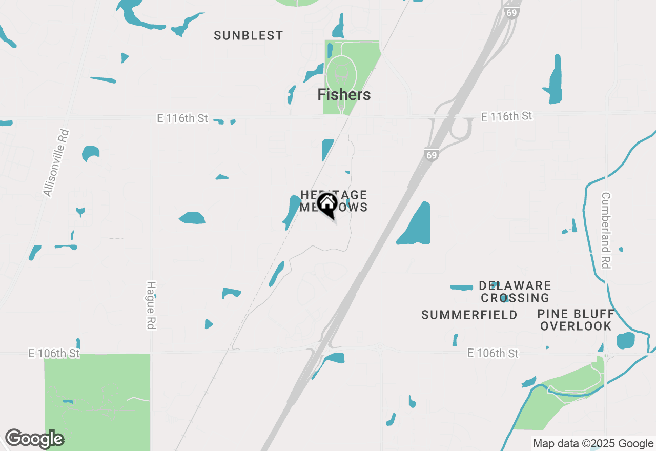 Map of 11135 Founders Place, Fishers, IN 46038