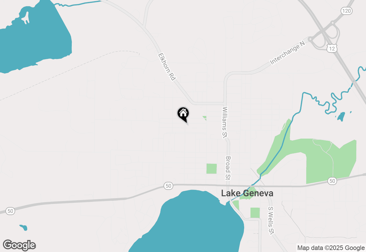 Map of 1202 Pleasant St, Lake Geneva, WI 53147
