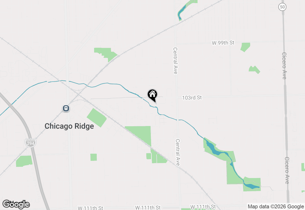 Map of 5749 Circle Drive, Oak Lawn, IL 60453