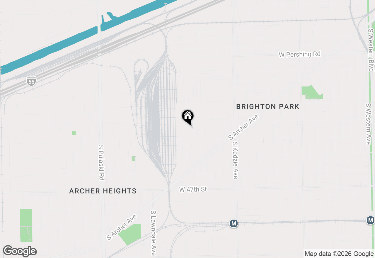 Map of 4323 S Saint Louis Avenue, Chicago, IL 60632