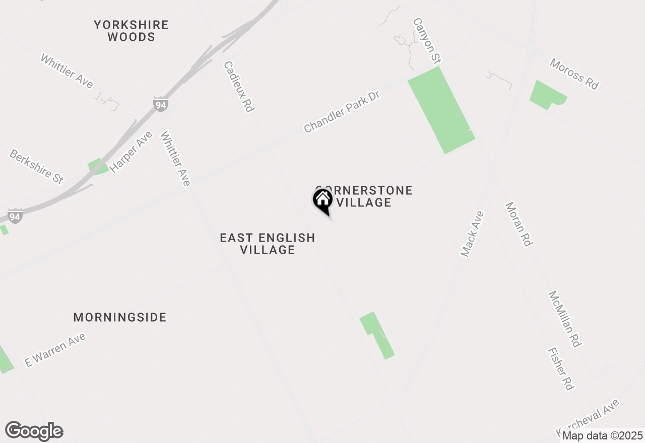 Map of 17164 E Warren Avenue, Detroit, MI 48224