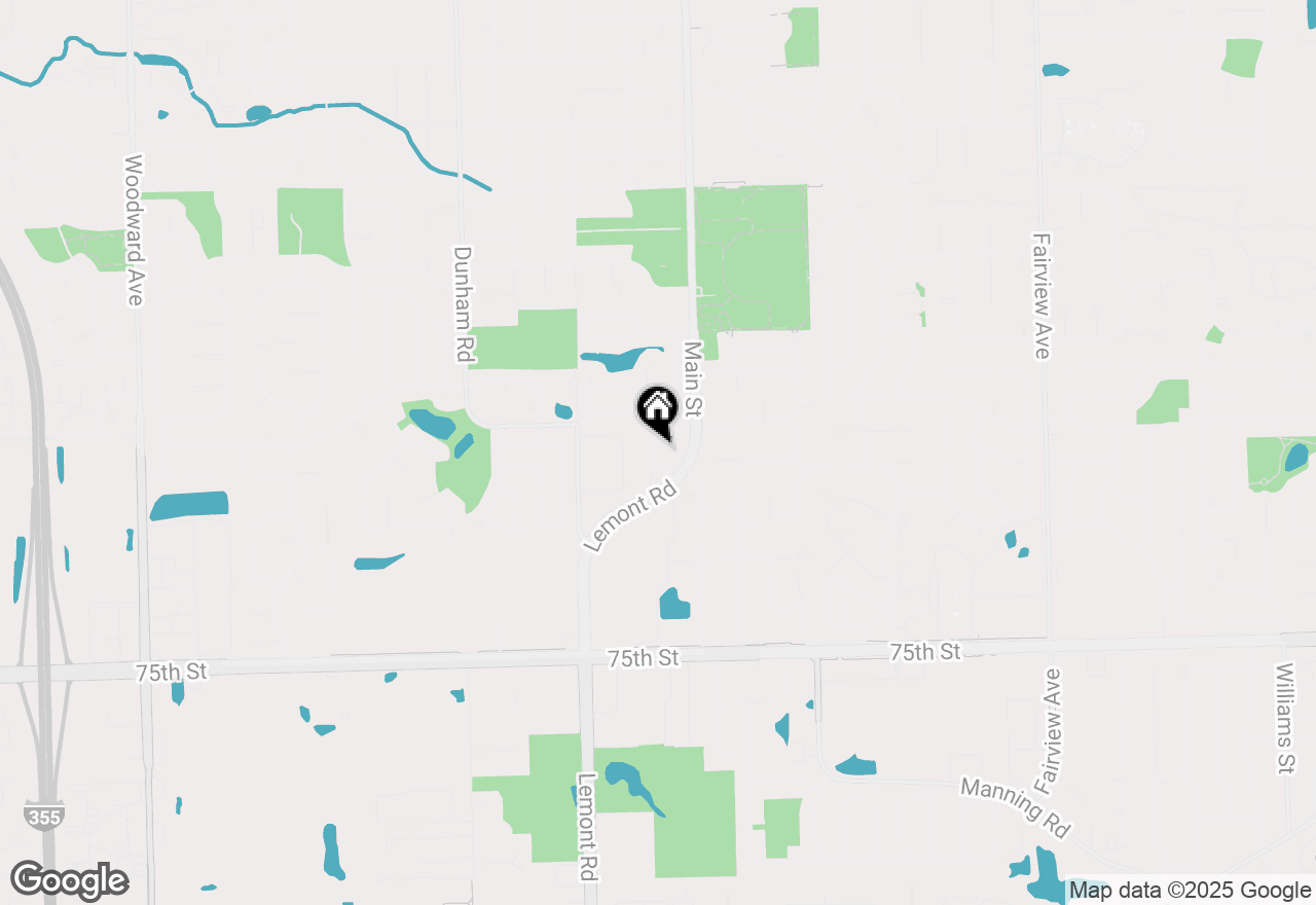 Map of 1031 Claremont Drive, Downers Grove, IL 60516