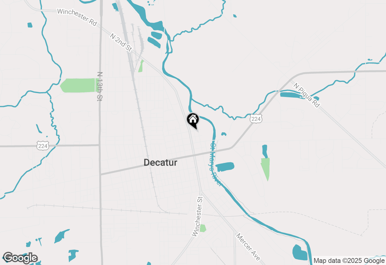 Map of 334 N 2nd Street, Decatur, IN 46733