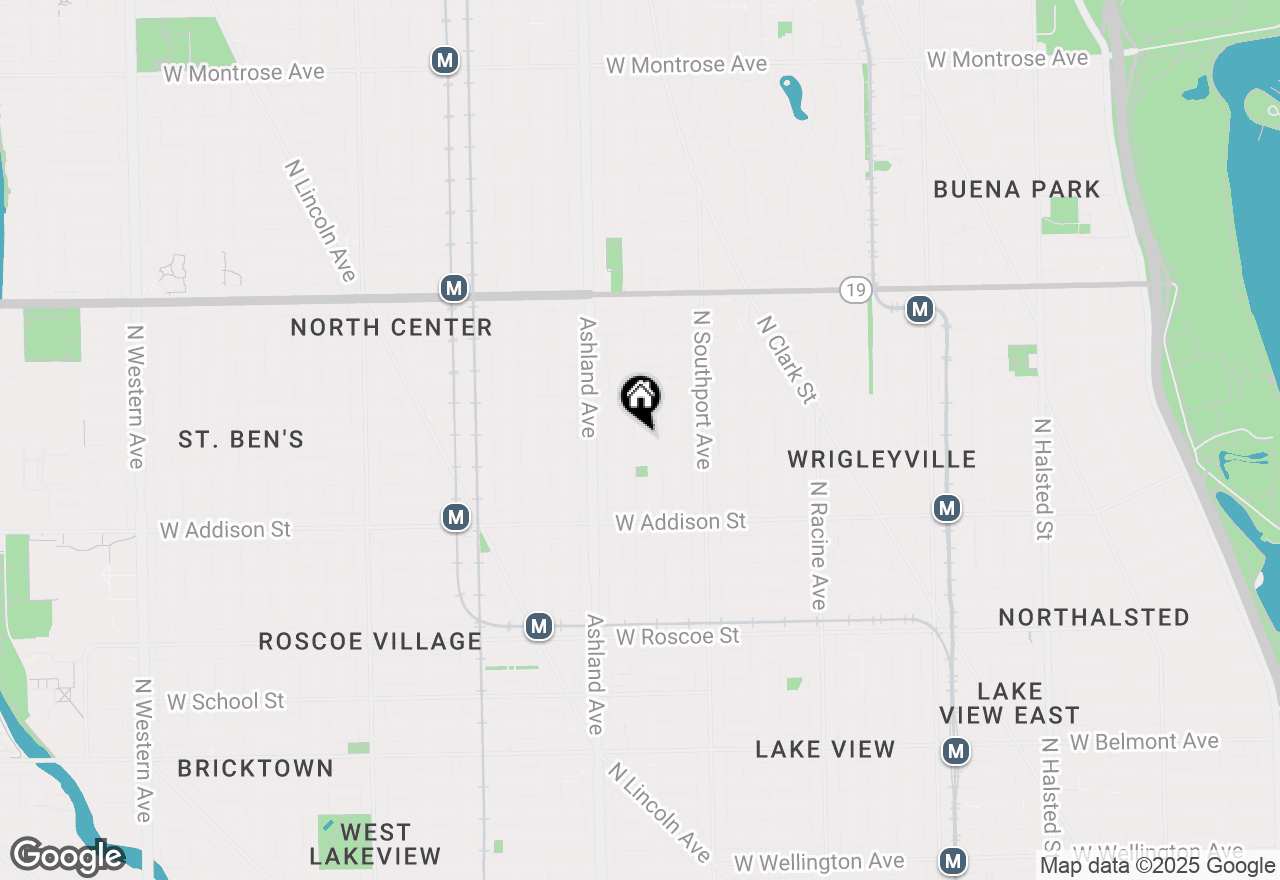 Map of 3726 N Greenview Avenue #4, Chicago, IL 60613