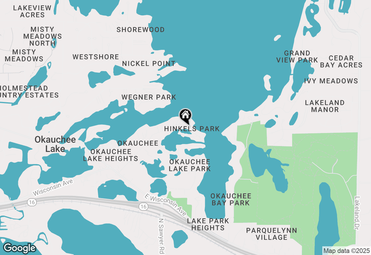 Map of N53W34359 Road Q, Okauchee, WI 53069