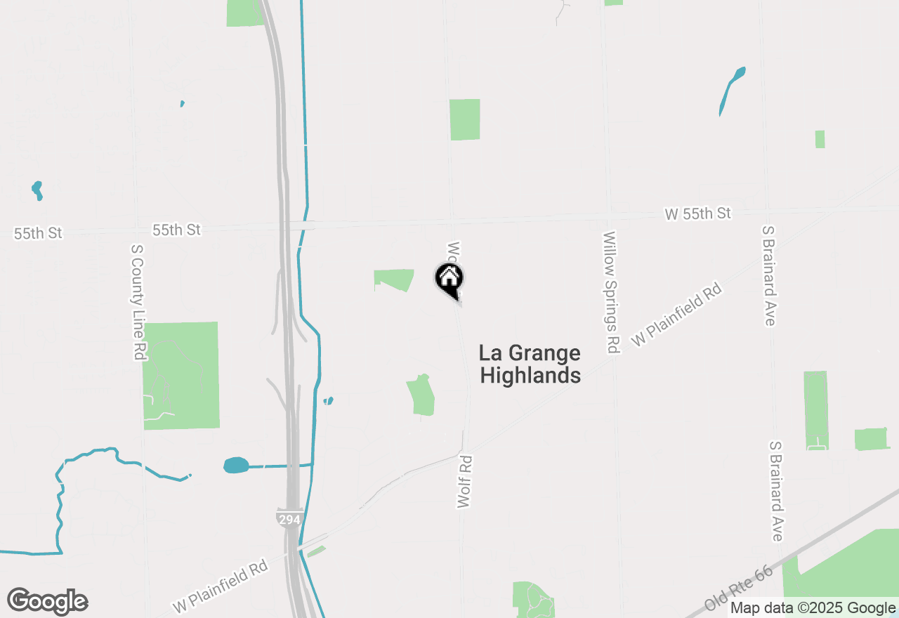 Map of 5706 Wolf Road, Western Springs, IL 60558