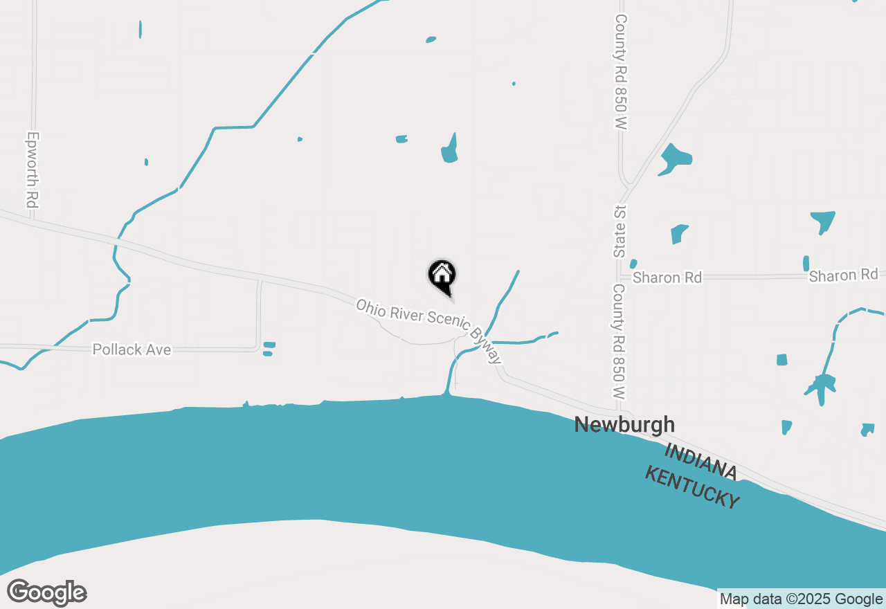 Map of 612 Prince Drive, Newburgh, IN 47630