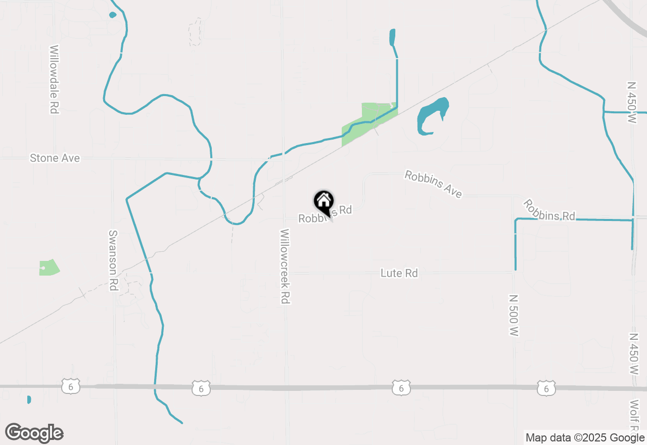 Map of 6071 Robbins Road, Portage, IN 46368