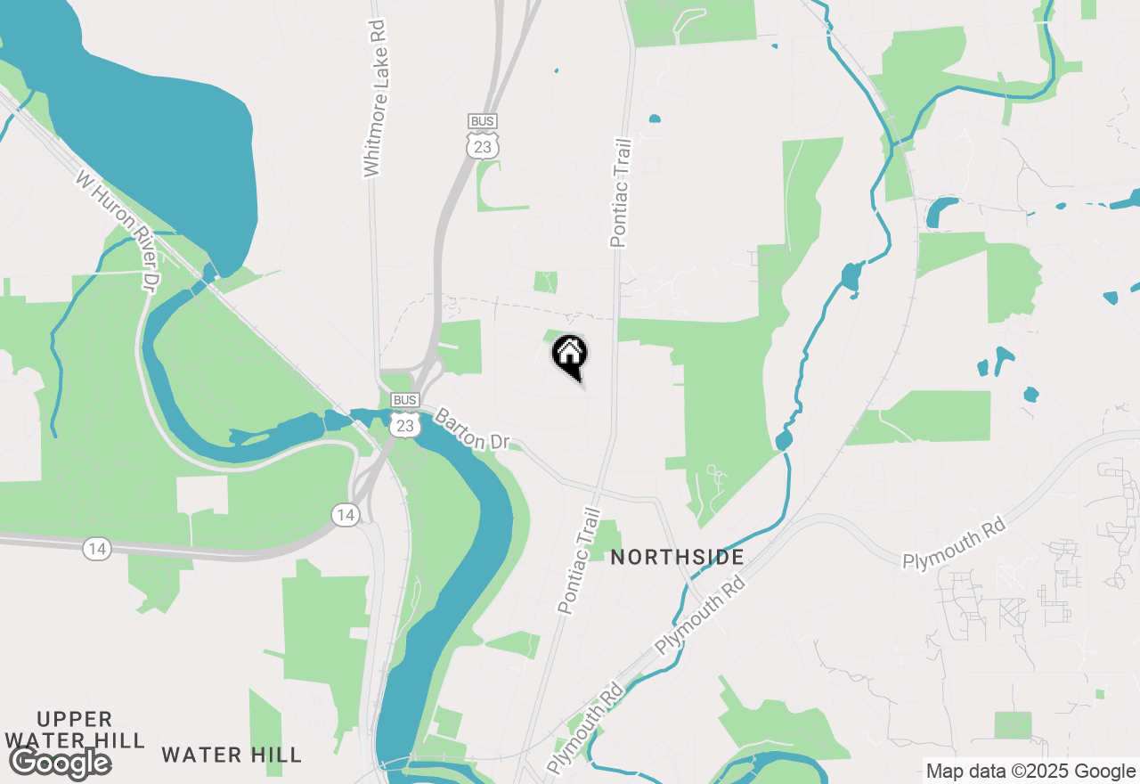 Map of 451 Brookside Drive, Ann Arbor, MI 48105