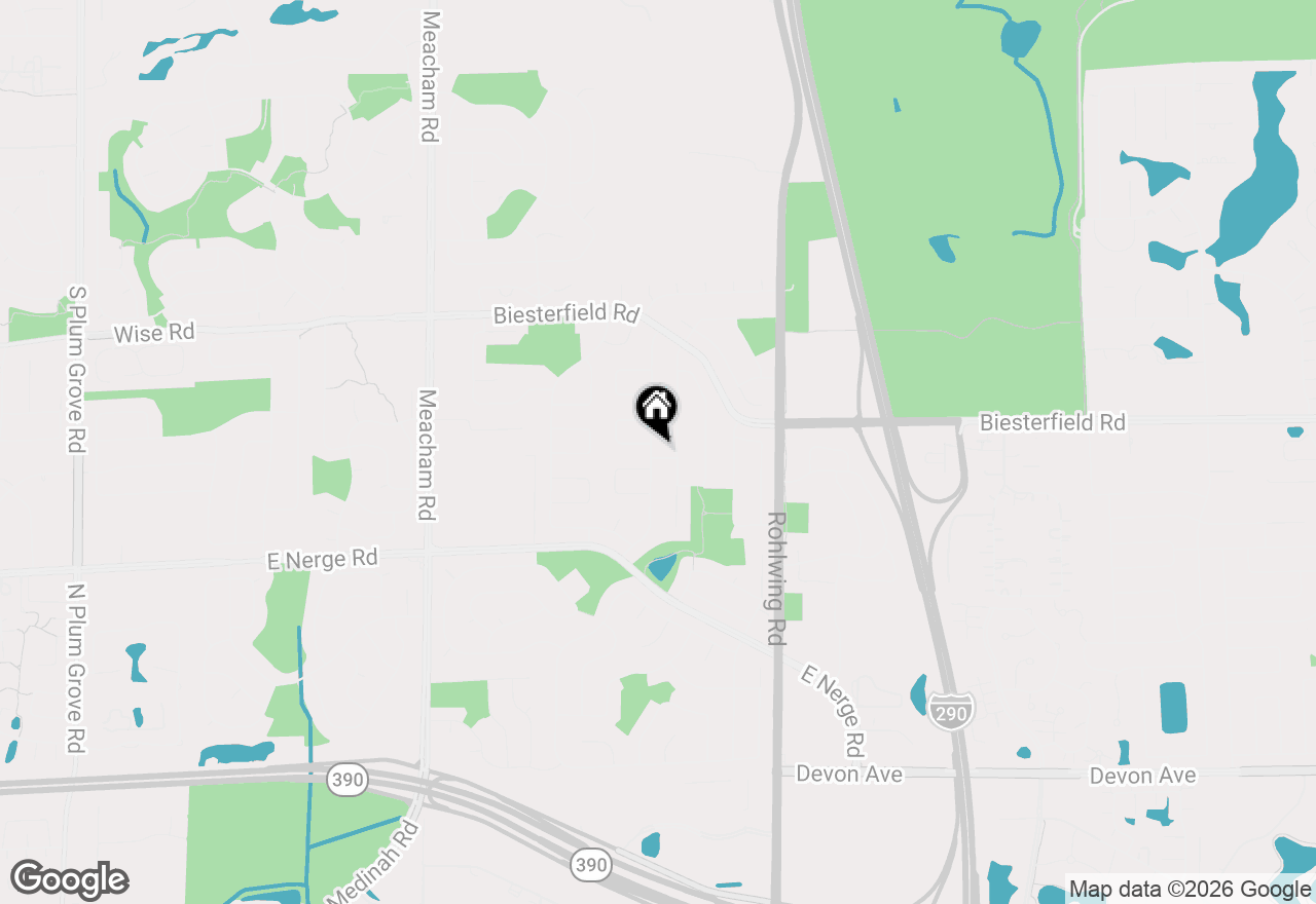 Map of 1067 Grissom Trail, Elk Grove Village, IL 60007