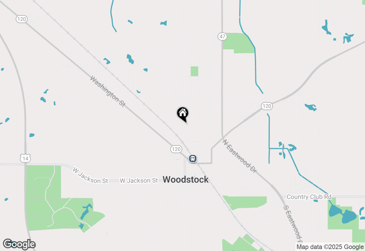 Map of 621 Wheeler Street, Woodstock, IL 60098